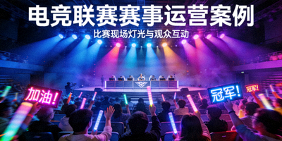 电竞联赛赛事运营案例 - 比赛现场灯光与观众